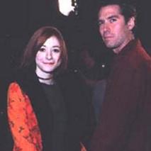 Alyson Hannigan and Alexis Denisof