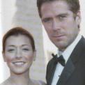 Alyson Hannigan and Alexis Denisof