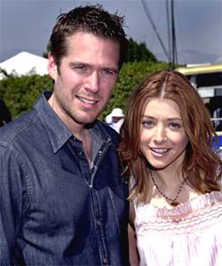 Alexis Denisof and Alyson Hannigan
