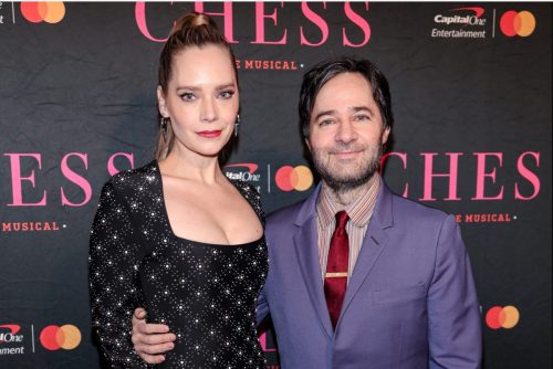 With Caitlin Mehner at the Broadway opening of Chess
Photo Credit: Manoli Figetakis/Getty Images