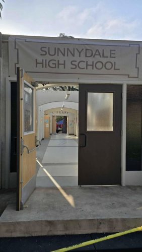 New Sunnydale High School set from the the Pilot Episode of Buffy: New Sunnydale