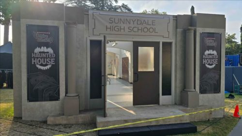 New Sunnydale High School set from the the Pilot Episode of Buffy: New Sunnydale