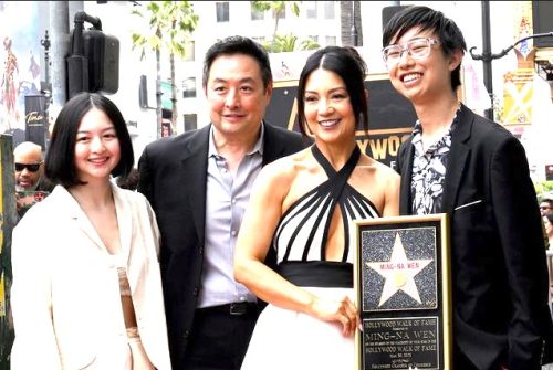Receiving her Hollywood Walk of Fame star May 2023 with her family
Photo Credit: Albert L Ortega/Getty